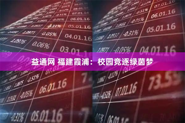 益通网 福建霞浦：校园竞逐绿茵梦